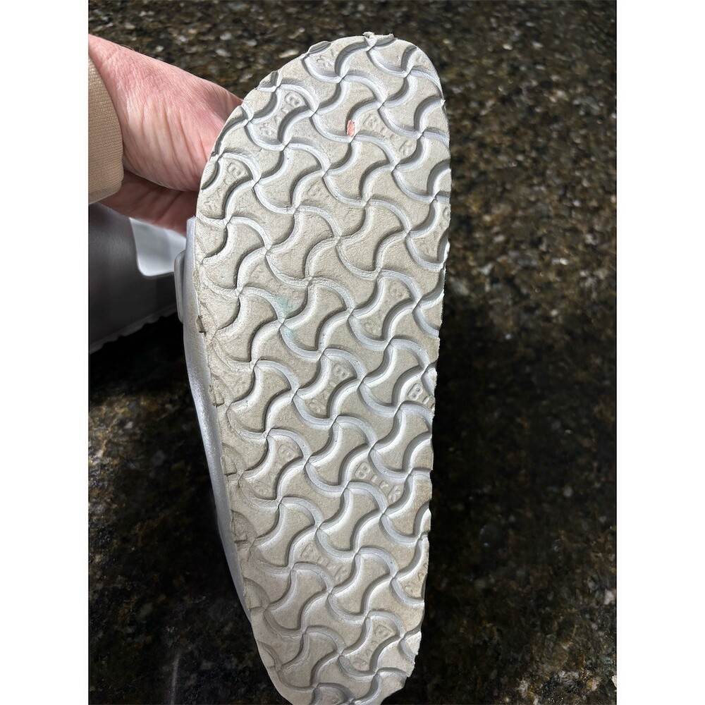 Birkenstock Arizona EVA Women's Slide Sandals Silver Metallic EU 40 US 9 - Picture 13 of 13